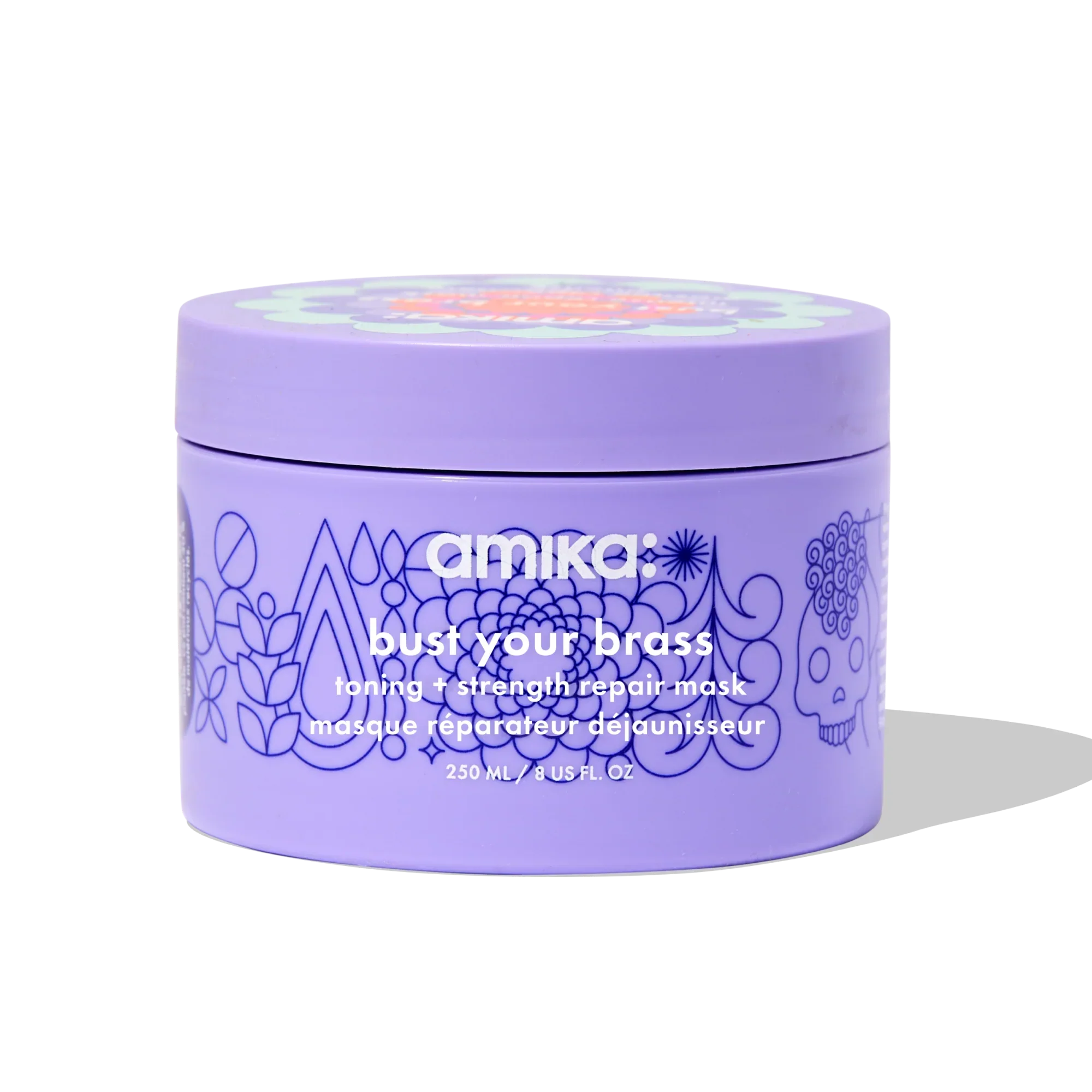 bust your brass toning + strength repair mask - 8 oz / 250 ml