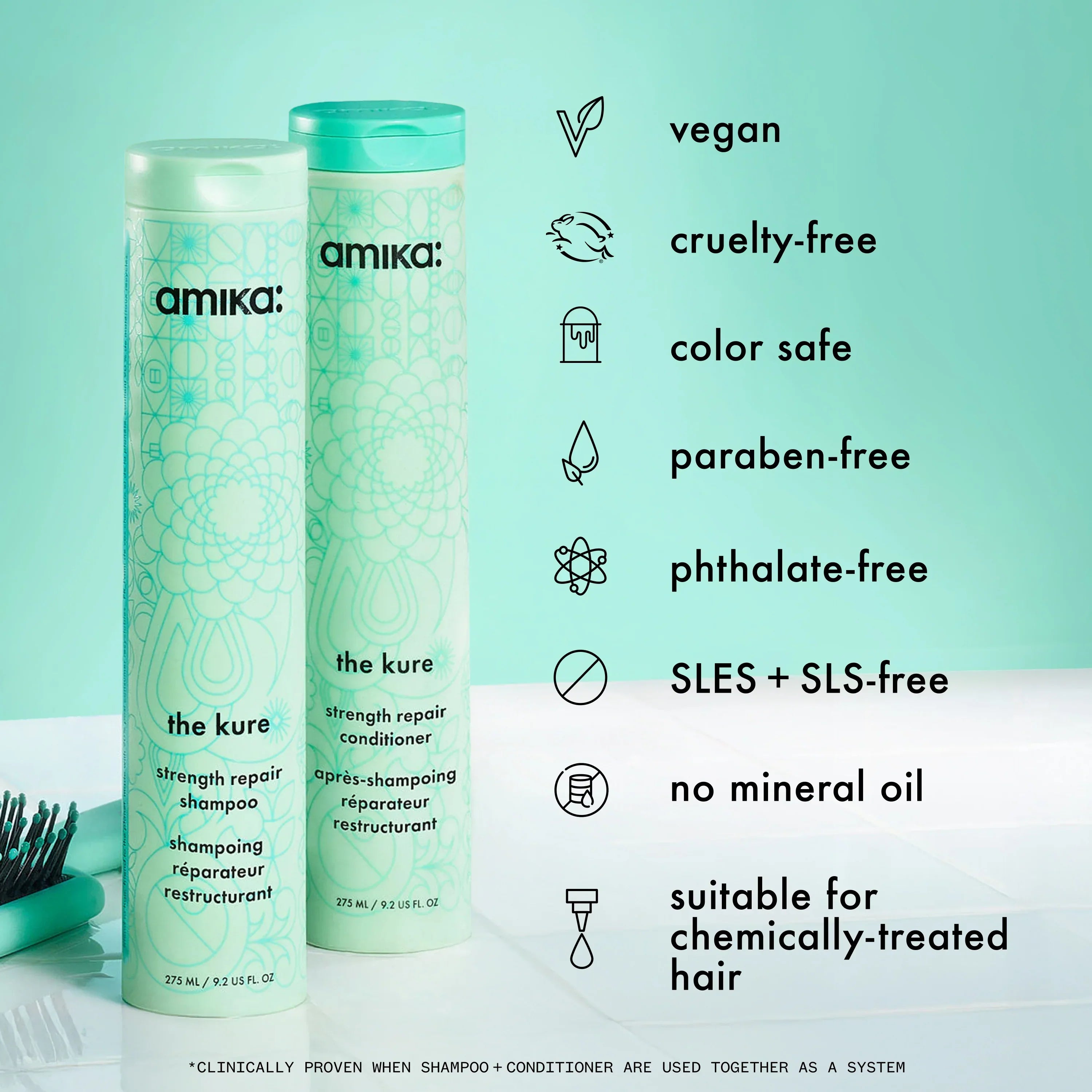 the kure strength repair shampoo - 9.2 oz / 275 ml