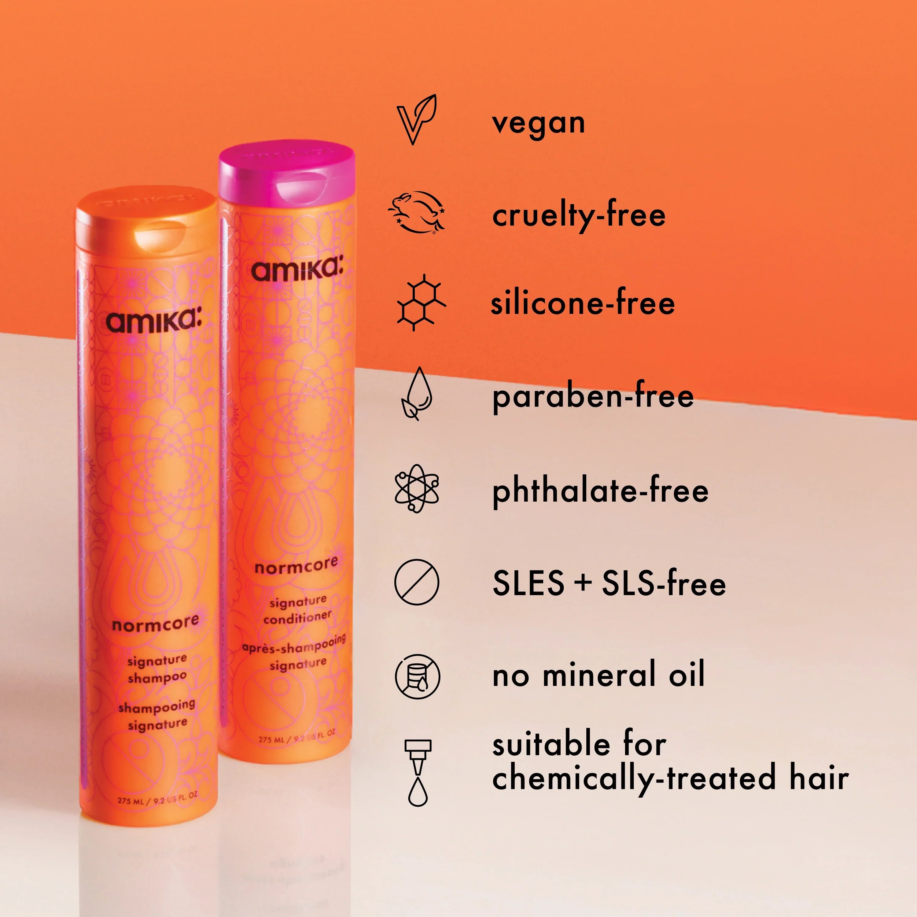 normcore signature shampoo - 9.2 oz / 275 ml