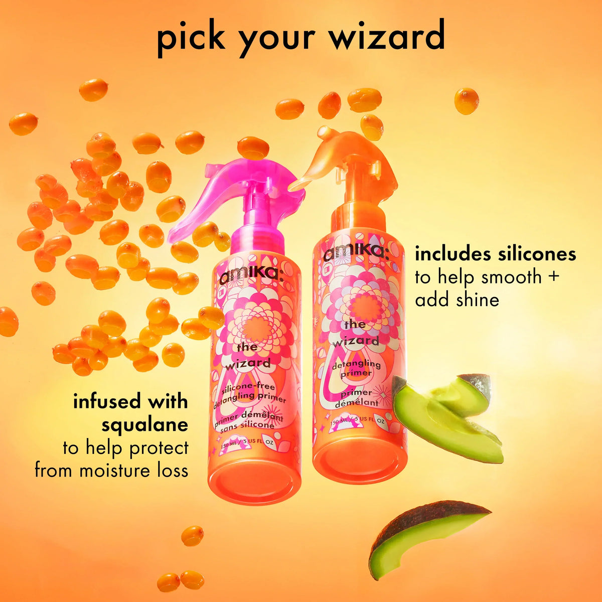 the wizard silicone-free detangling hair primer (silicone-free) - 5 oz / 150 ml