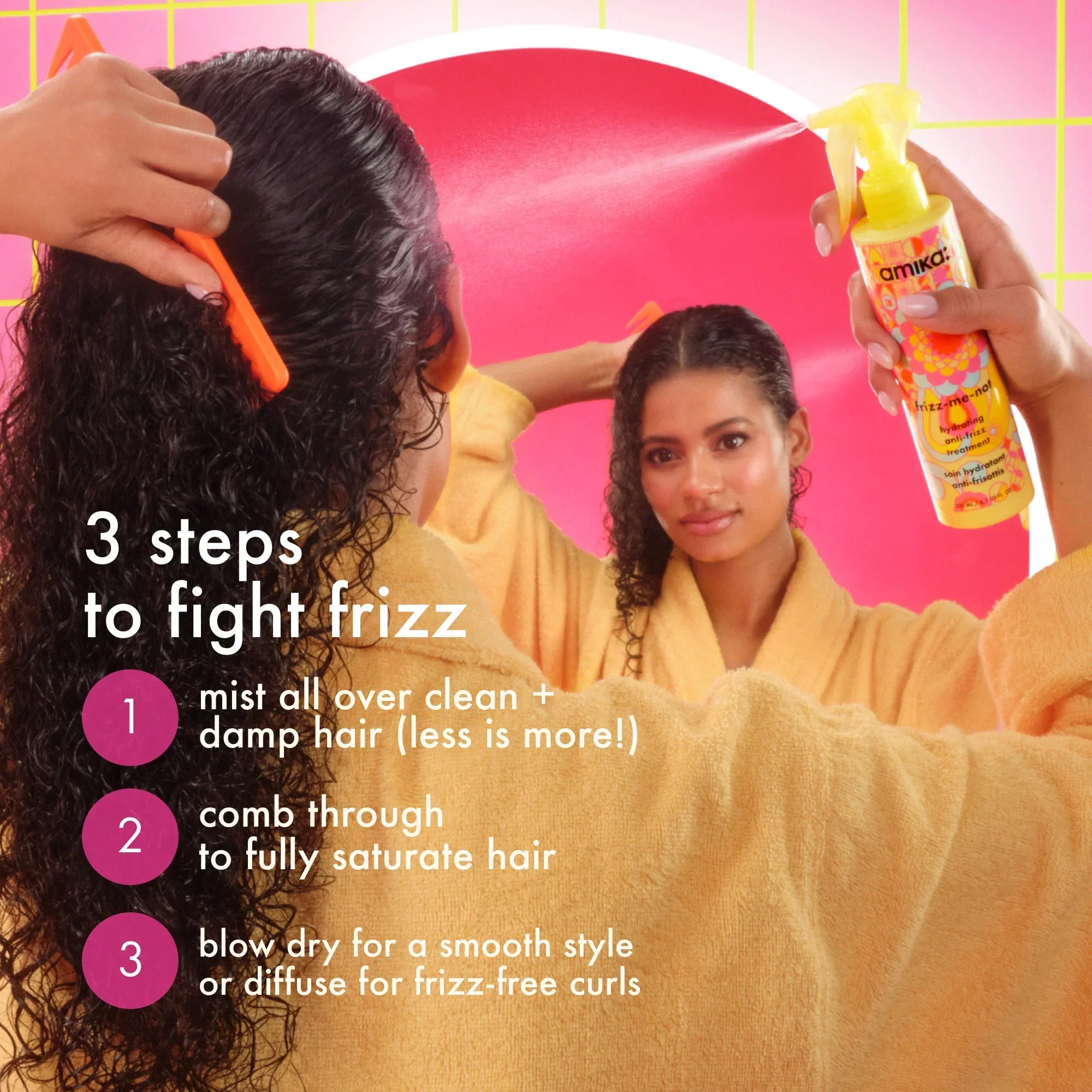 frizz-me-not hydrating anti-frizz treatment - 200 ml / 6.7 fl oz