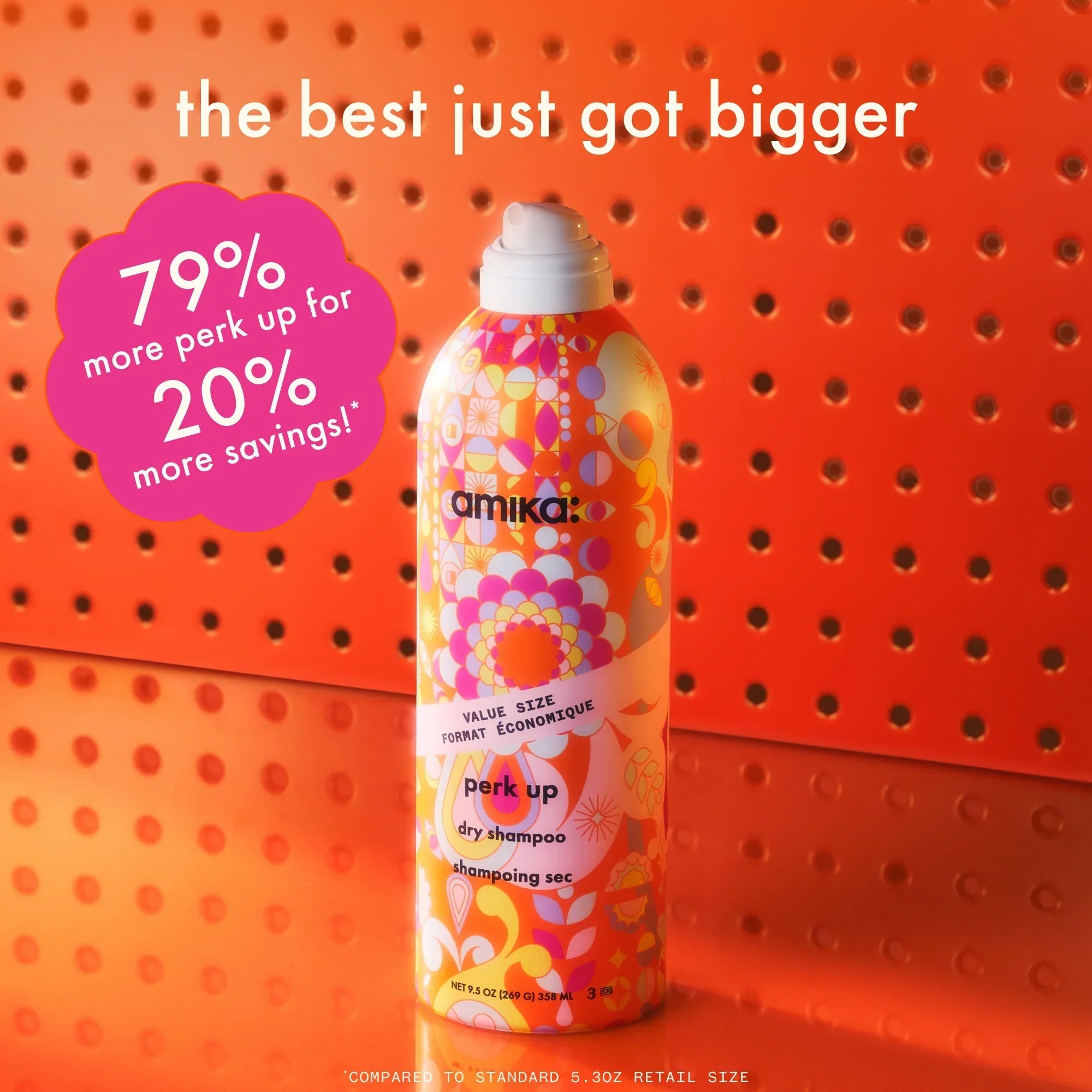 perk up dry shampoo (perk up original) - 5.3 oz / 189 ml